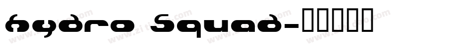 Hydro Squad字体转换